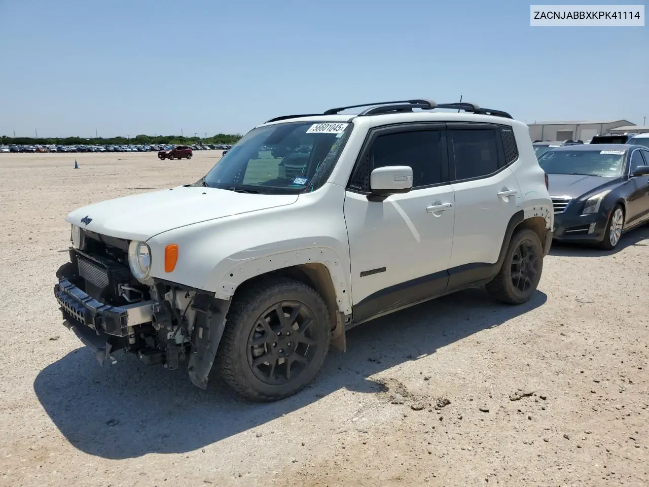 2019 Jeep Renegade Latitude VIN: ZACNJABBXKPK41114 Lot: 56601045