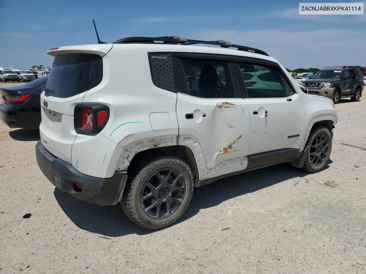 2019 Jeep Renegade Latitude VIN: ZACNJABBXKPK41114 Lot: 56601045