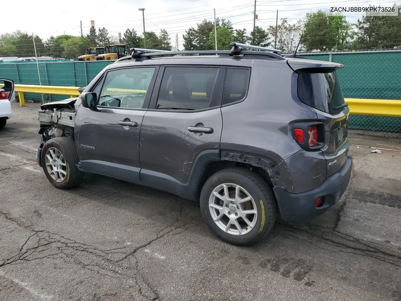 2019 Jeep Renegade Latitude VIN: ZACNJBBB9KPK73526 Lot: 56702805