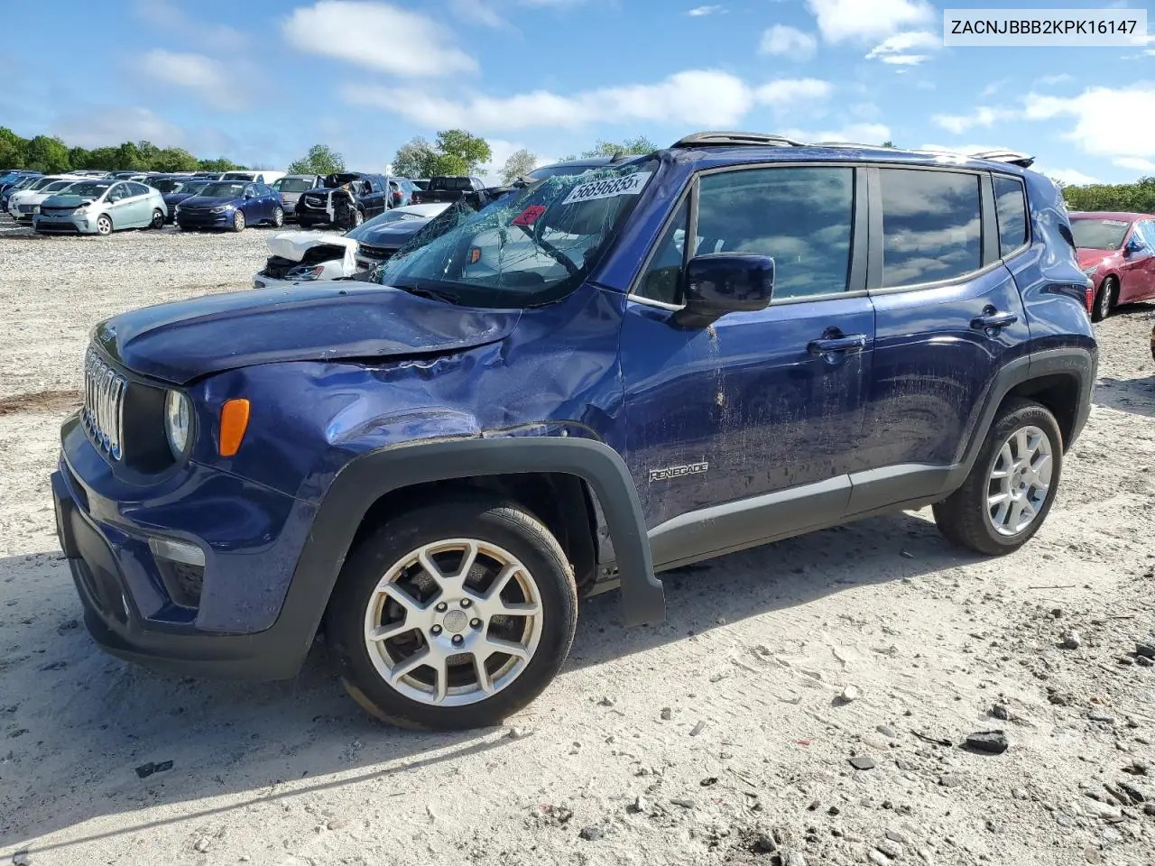 2019 Jeep Renegade Latitude VIN: ZACNJBBB2KPK16147 Lot: 56896855