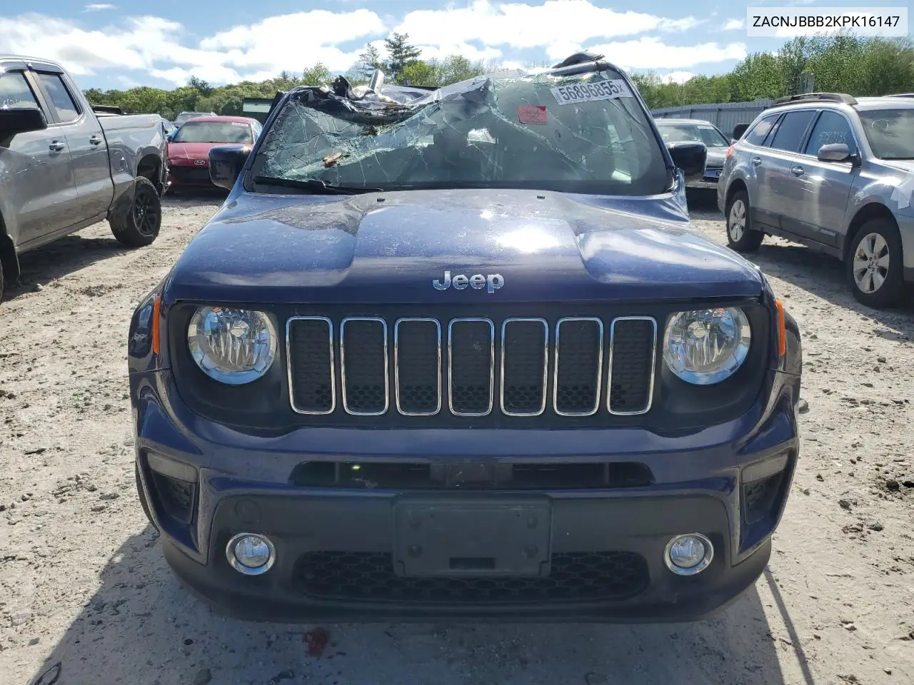 2019 Jeep Renegade Latitude VIN: ZACNJBBB2KPK16147 Lot: 56896855