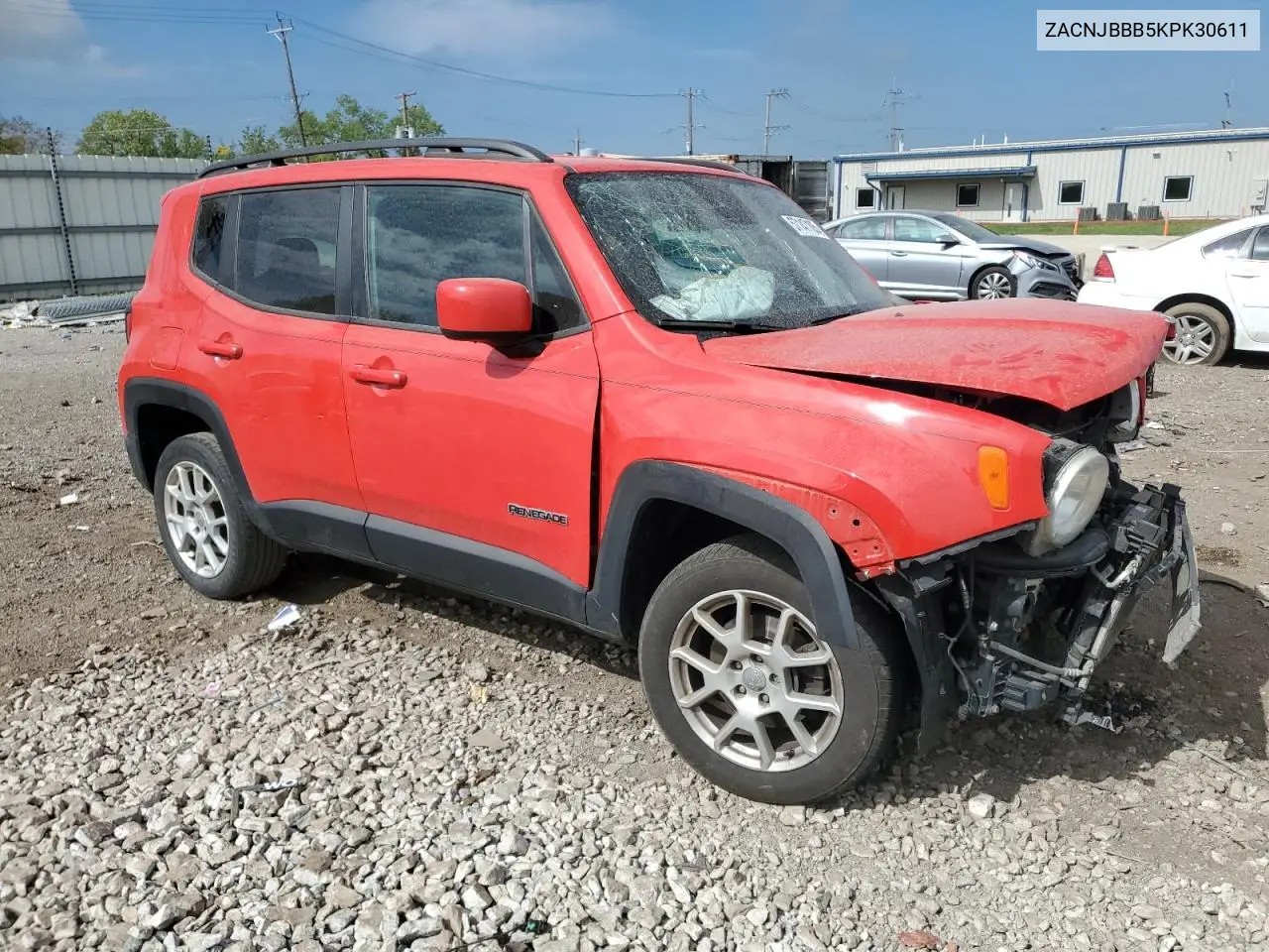 2019 Jeep Renegade Latitude VIN: ZACNJBBB5KPK30611 Lot: 57147105