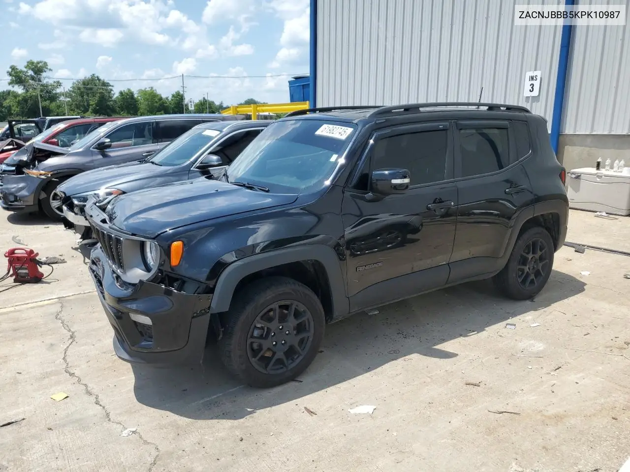 2019 Jeep Renegade Latitude VIN: ZACNJBBB5KPK10987 Lot: 61982745