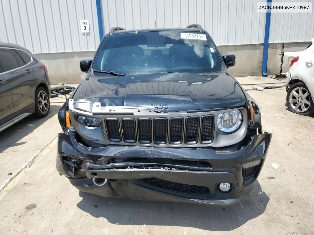 2019 Jeep Renegade Latitude VIN: ZACNJBBB5KPK10987 Lot: 61982745