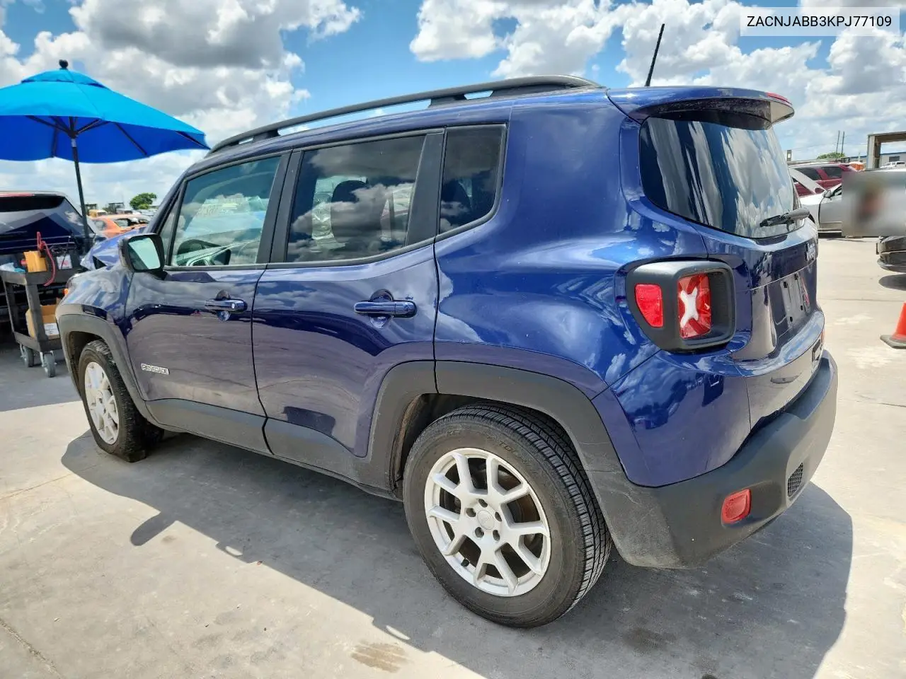 2019 Jeep Renegade Latitude VIN: ZACNJABB3KPJ77109 Lot: 62154655
