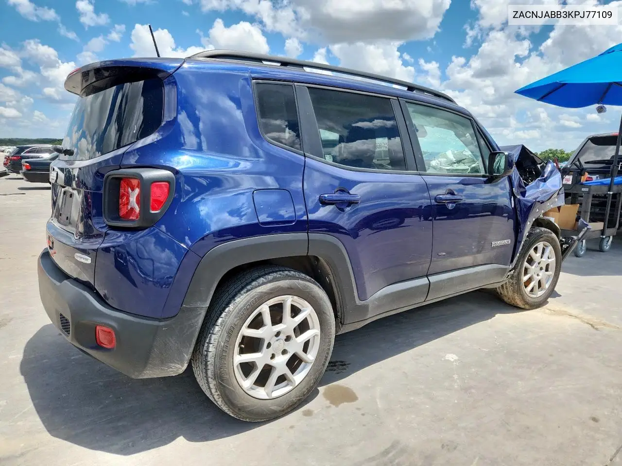 2019 Jeep Renegade Latitude VIN: ZACNJABB3KPJ77109 Lot: 62154655