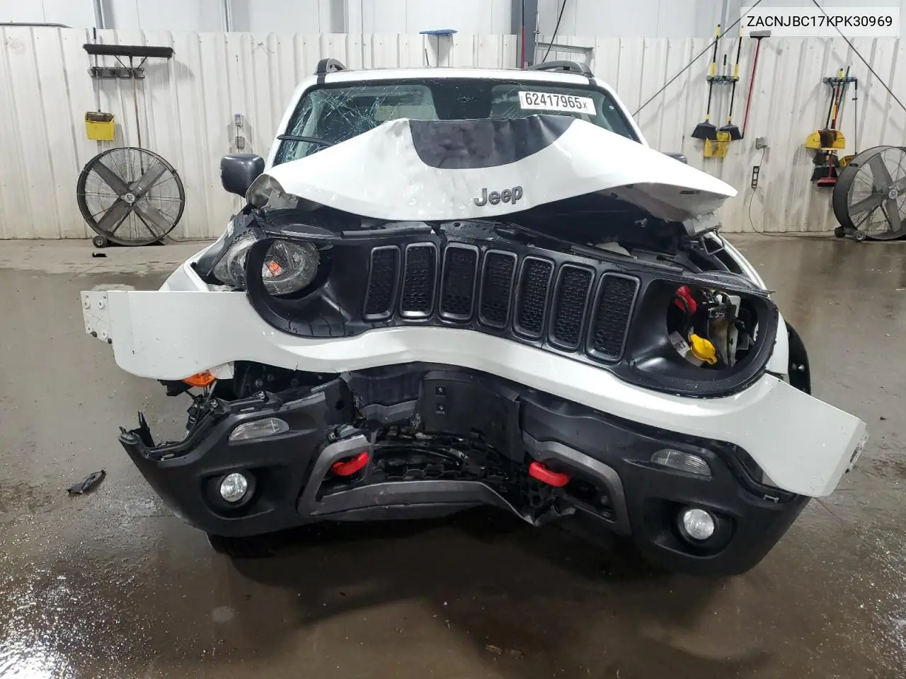 2019 Jeep Renegade Trailhawk VIN: ZACNJBC17KPK30969 Lot: 62417965