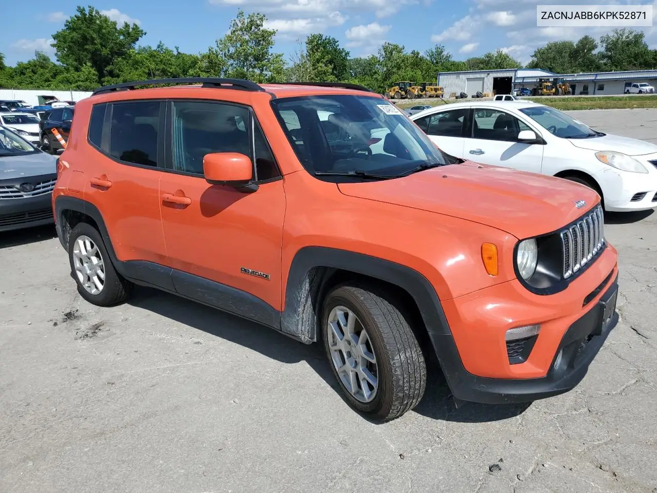 2019 Jeep Renegade Latitude VIN: ZACNJABB6KPK52871 Lot: 62497225