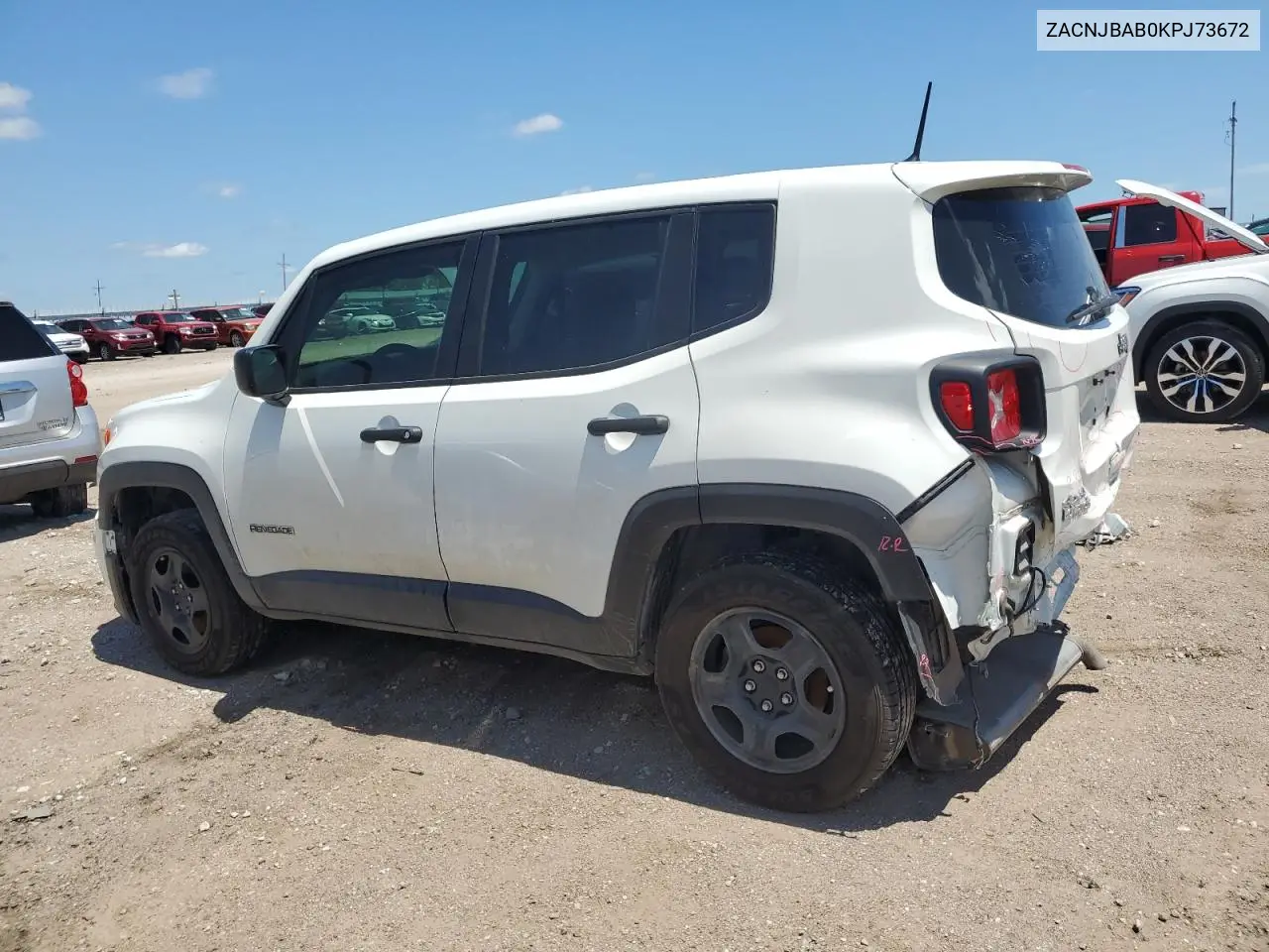 2019 Jeep Renegade Sport VIN: ZACNJBAB0KPJ73672 Lot: 62553715