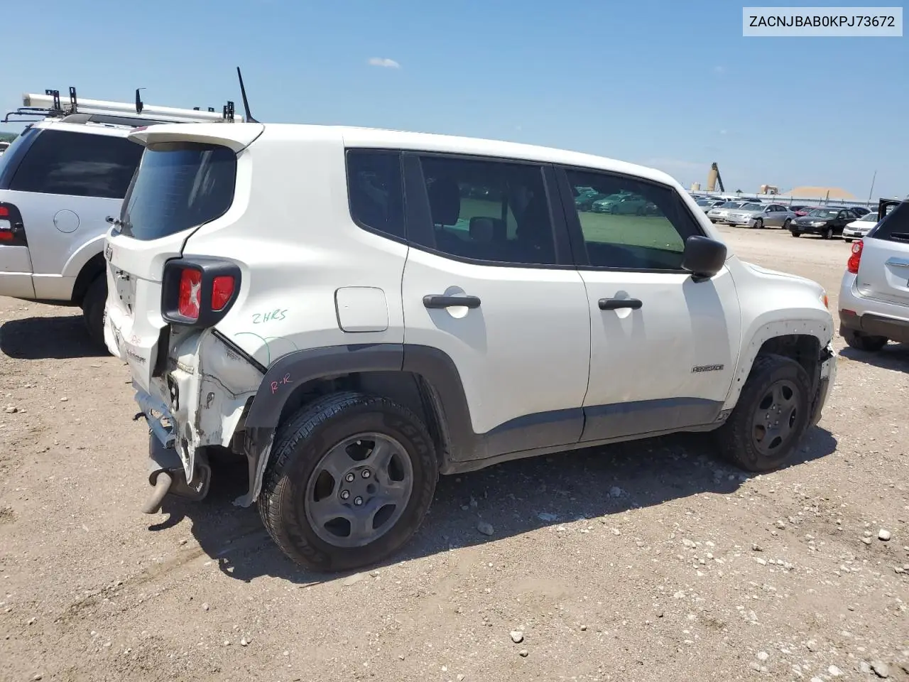 2019 Jeep Renegade Sport VIN: ZACNJBAB0KPJ73672 Lot: 62553715