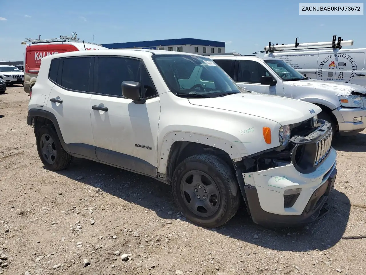 2019 Jeep Renegade Sport VIN: ZACNJBAB0KPJ73672 Lot: 62553715
