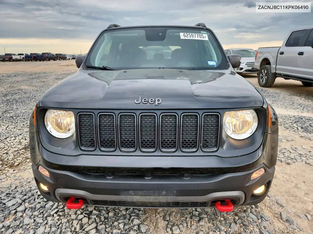 2019 Jeep Renegade Trailhawk VIN: ZACNJBC11KPK06490 Lot: 62597705
