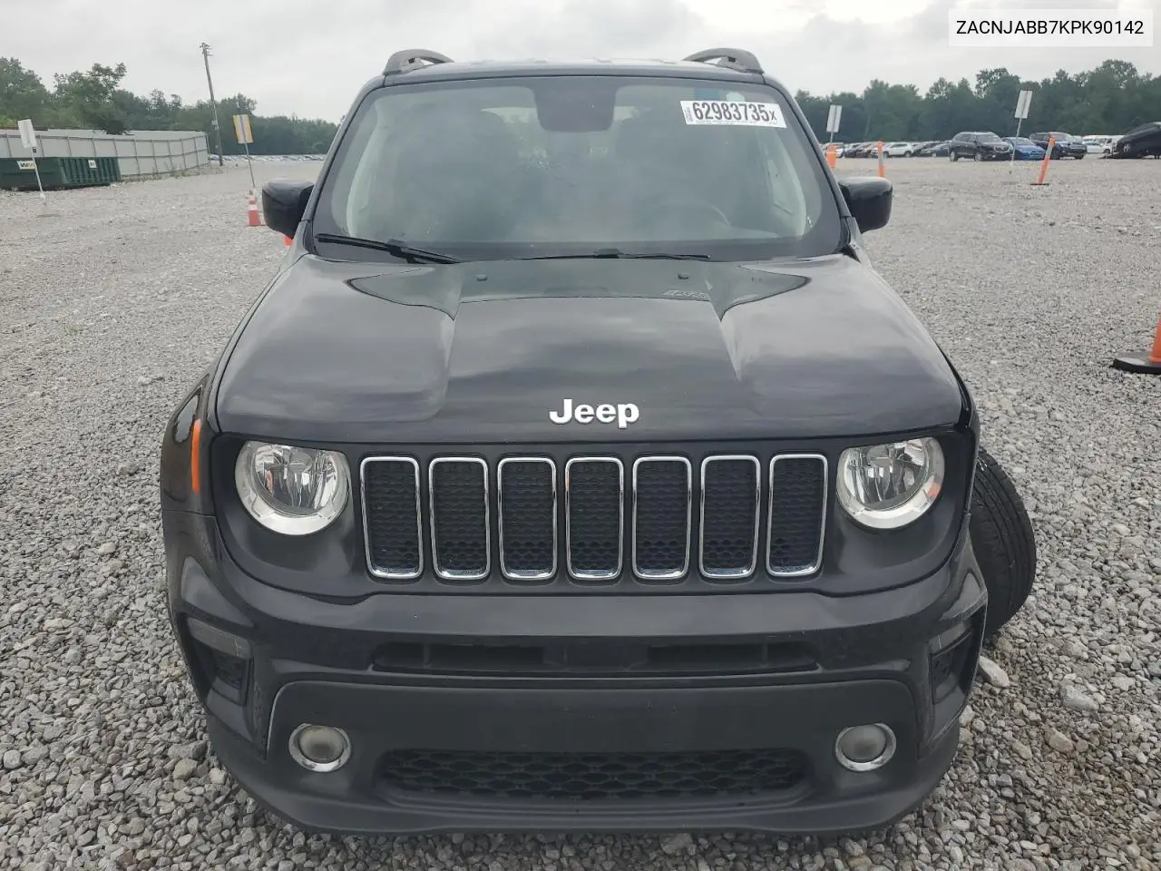 2019 Jeep Renegade Latitude VIN: ZACNJABB7KPK90142 Lot: 62983735