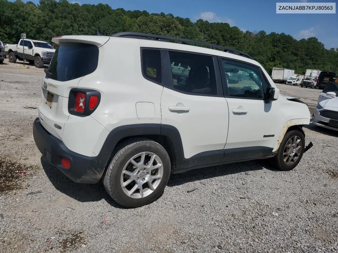2019 Jeep Renegade Latitude VIN: ZACNJABB7KPJ80563 Lot: 63032835