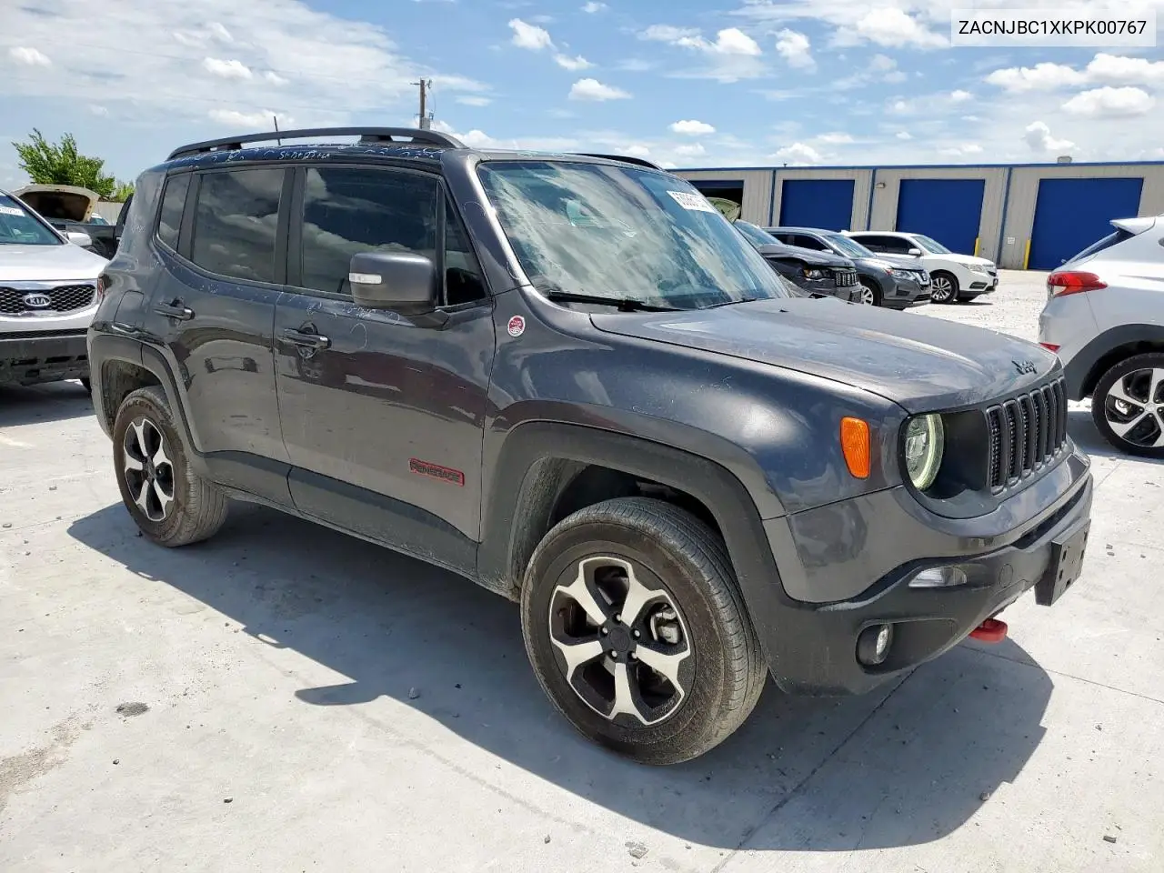 2019 Jeep Renegade Trailhawk VIN: ZACNJBC1XKPK00767 Lot: 63086135