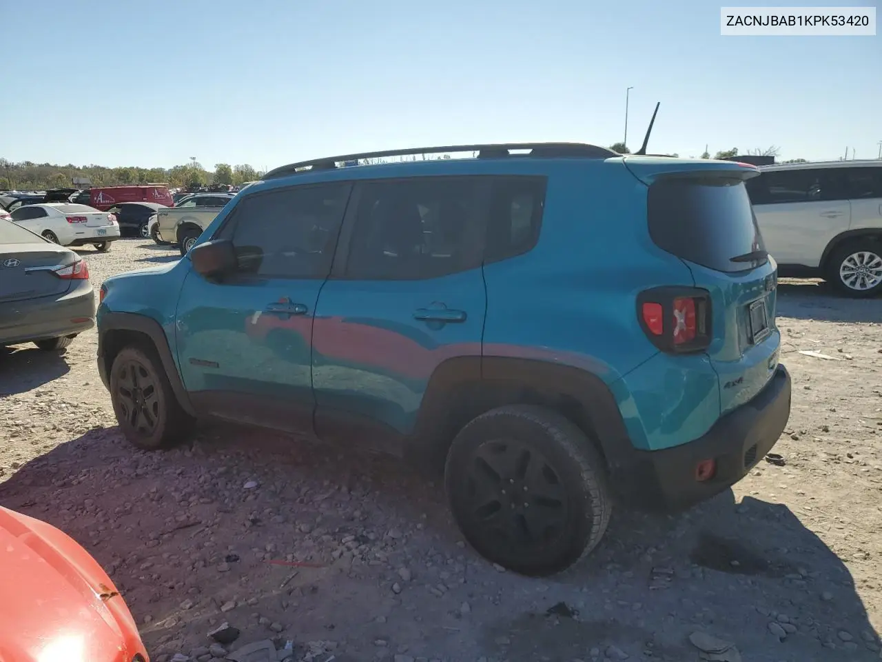 2019 Jeep Renegade Sport VIN: ZACNJBAB1KPK53420 Lot: 75567744