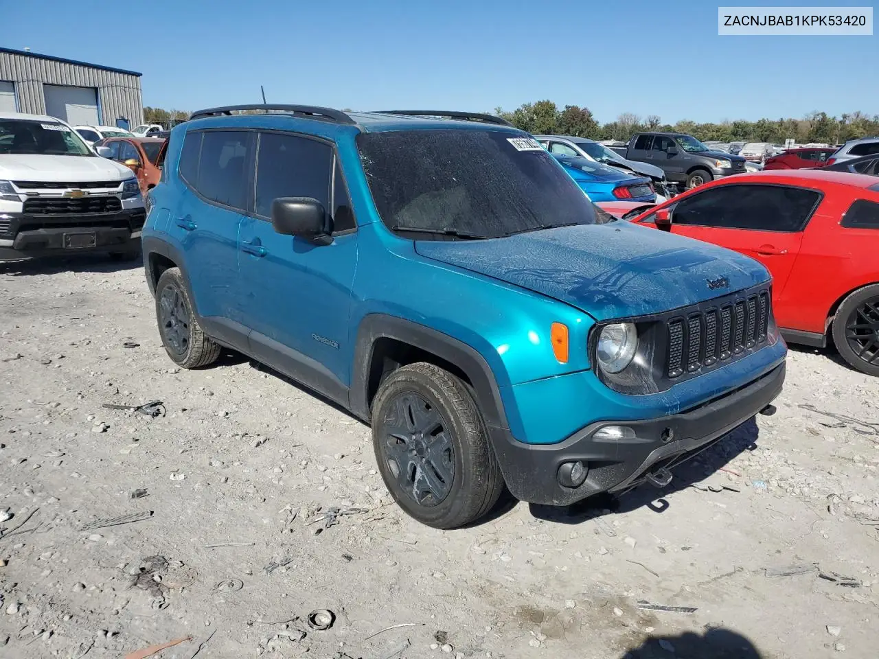 2019 Jeep Renegade Sport VIN: ZACNJBAB1KPK53420 Lot: 75567744