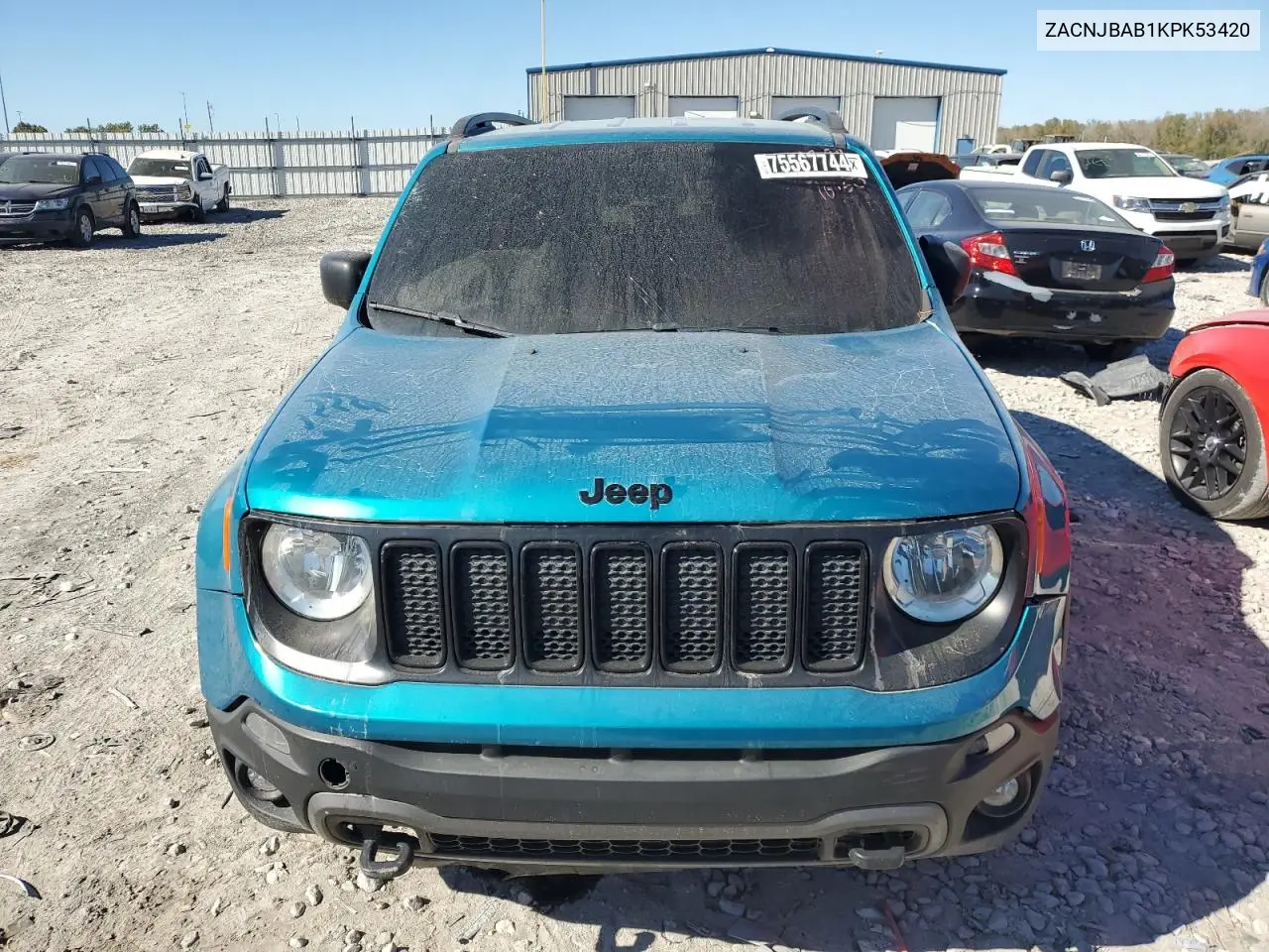 2019 Jeep Renegade Sport VIN: ZACNJBAB1KPK53420 Lot: 75567744