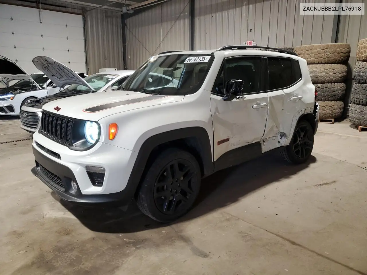 2020 Jeep Renegade Latitude VIN: ZACNJBBB2LPL76918 Lot: 50742135