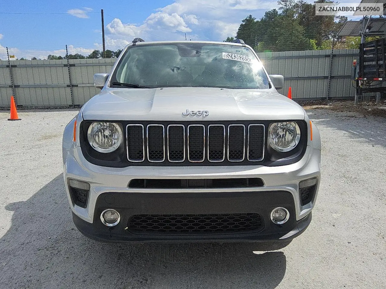 2020 Jeep Renegade Latitude VIN: ZACNJABB0LPL50960 Lot: 52436285