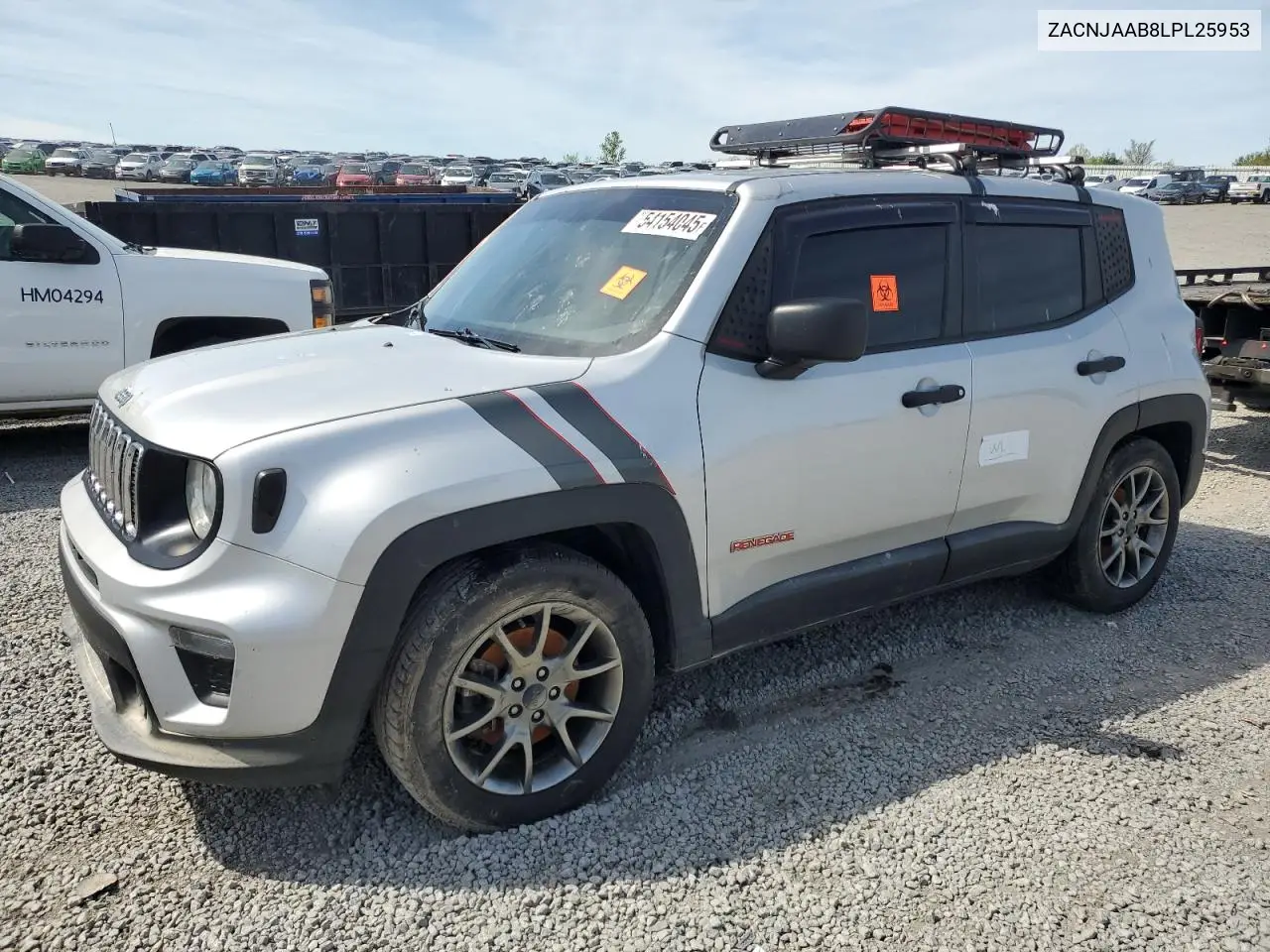 2020 Jeep Renegade Sport VIN: ZACNJAAB8LPL25953 Lot: 54154045
