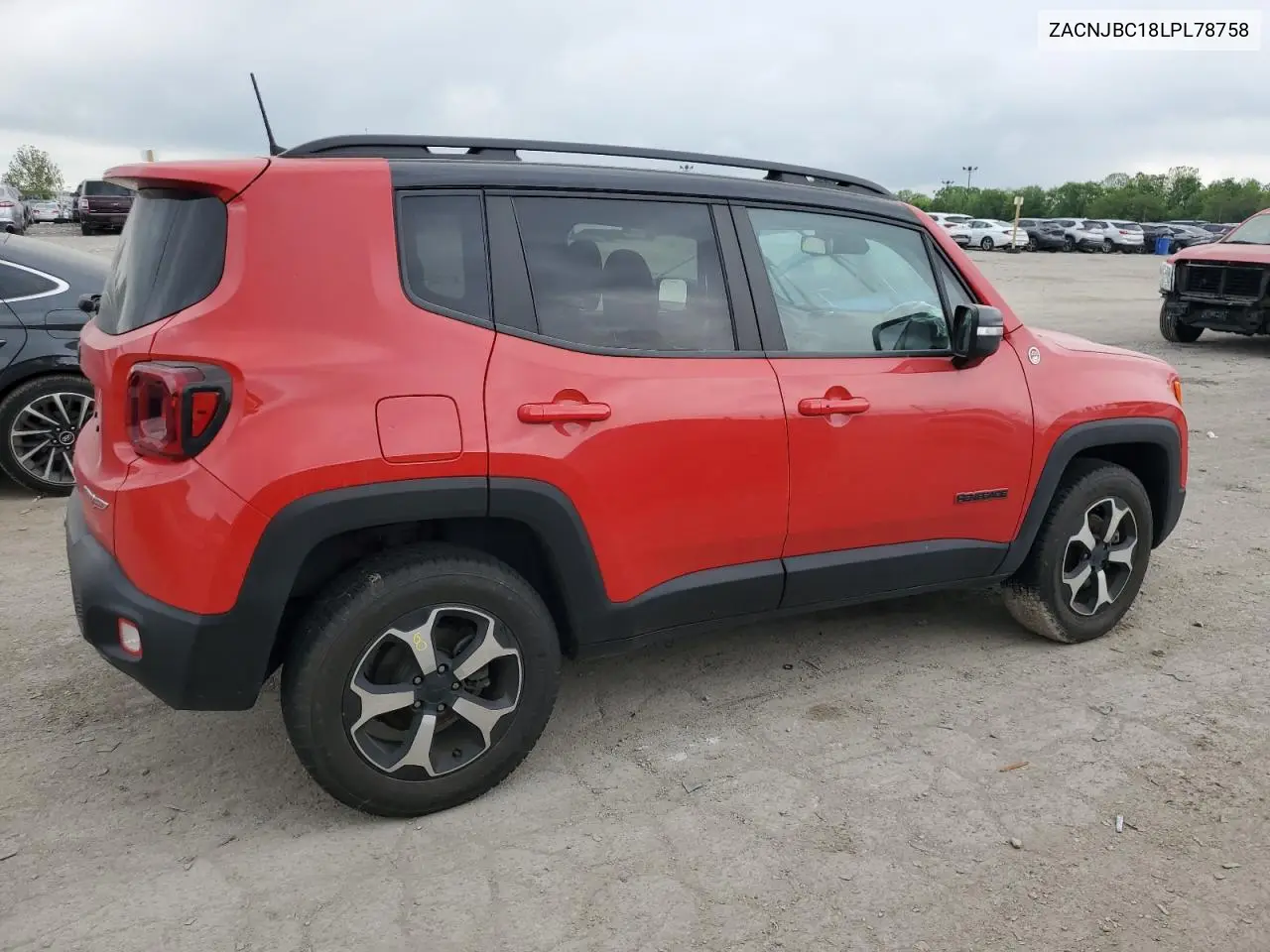 2020 Jeep Renegade Trailhawk VIN: ZACNJBC18LPL78758 Lot: 56704665