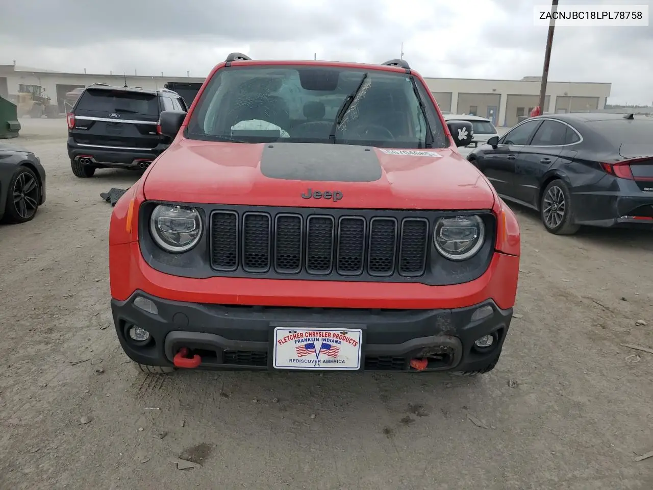 2020 Jeep Renegade Trailhawk VIN: ZACNJBC18LPL78758 Lot: 56704665