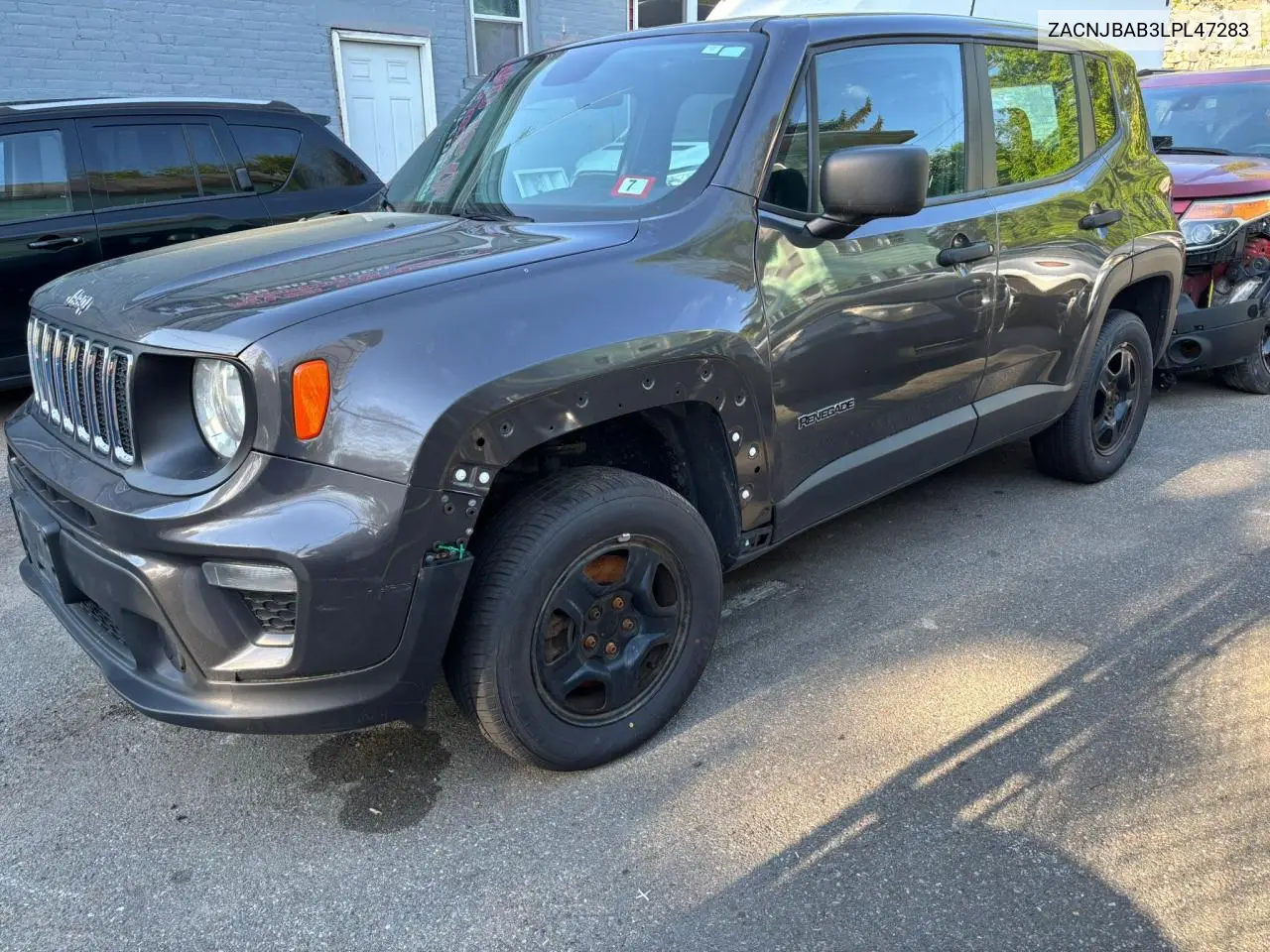 2020 Jeep Renegade Sport VIN: ZACNJBAB3LPL47283 Lot: 57184485