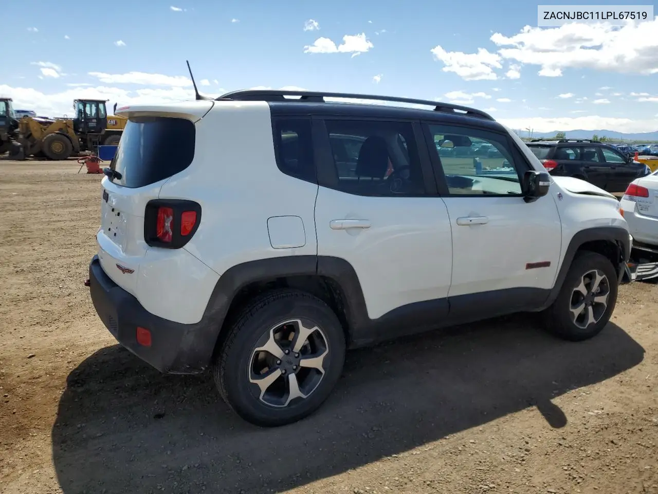 2020 Jeep Renegade Trailhawk VIN: ZACNJBC11LPL67519 Lot: 57235715