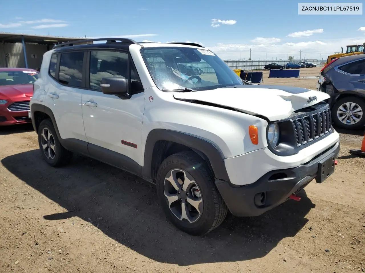 2020 Jeep Renegade Trailhawk VIN: ZACNJBC11LPL67519 Lot: 57235715