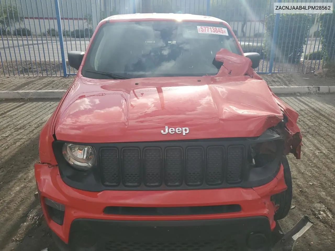 2020 Jeep Renegade Sport VIN: ZACNJAAB4LPM28562 Lot: 57713845