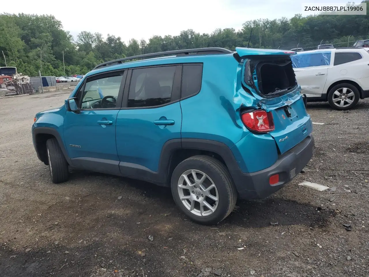 2020 Jeep Renegade Latitude VIN: ZACNJBBB7LPL19906 Lot: 60719085