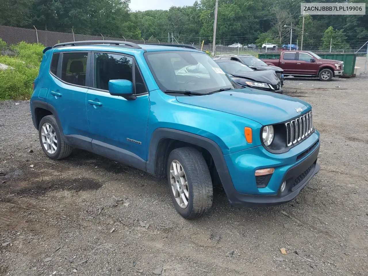 2020 Jeep Renegade Latitude VIN: ZACNJBBB7LPL19906 Lot: 60719085