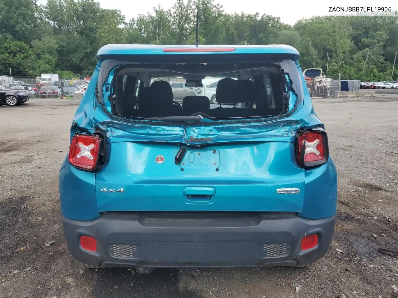 2020 Jeep Renegade Latitude VIN: ZACNJBBB7LPL19906 Lot: 60719085
