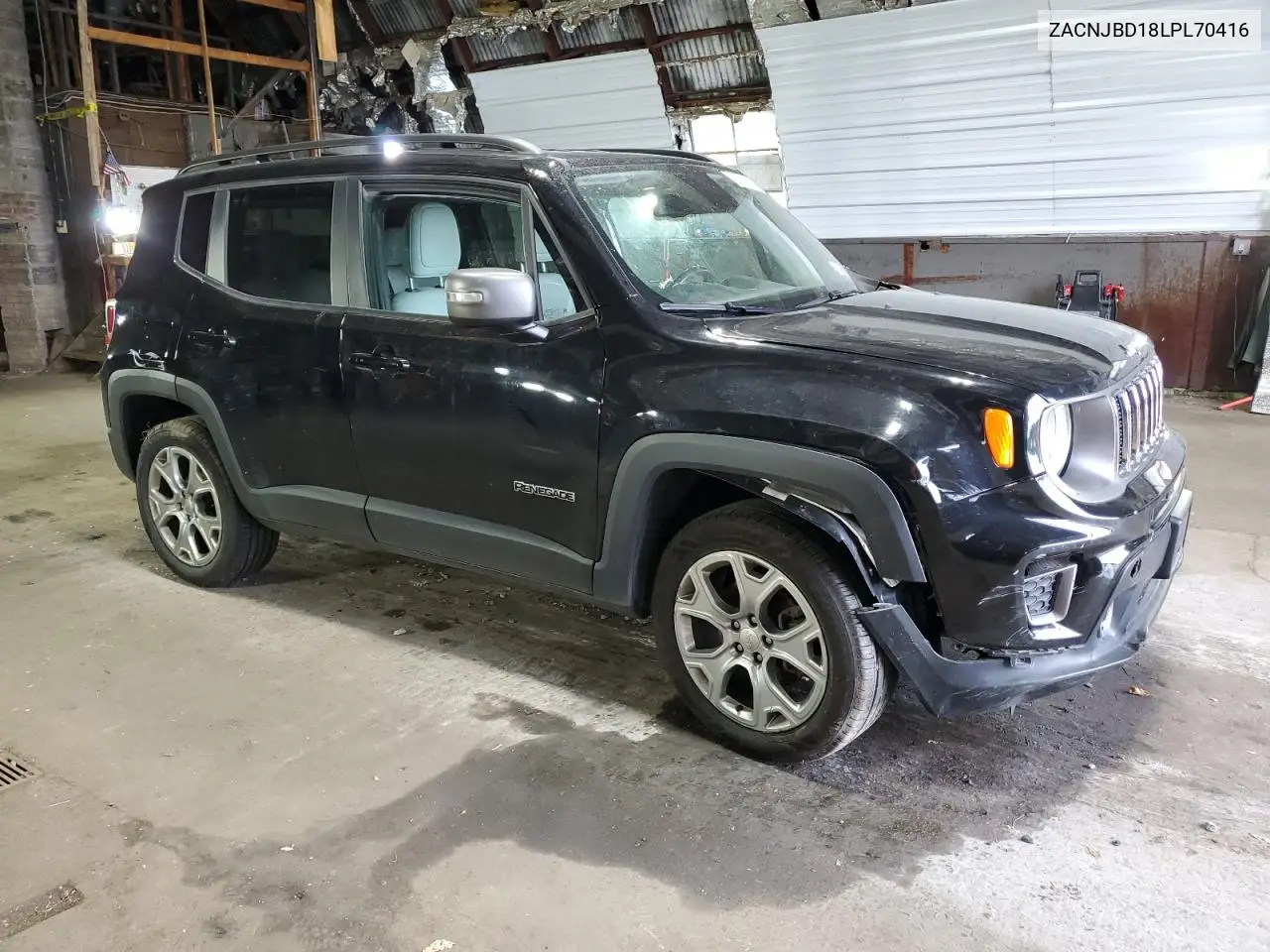 2020 Jeep Renegade Limited VIN: ZACNJBD18LPL70416 Lot: 61901485