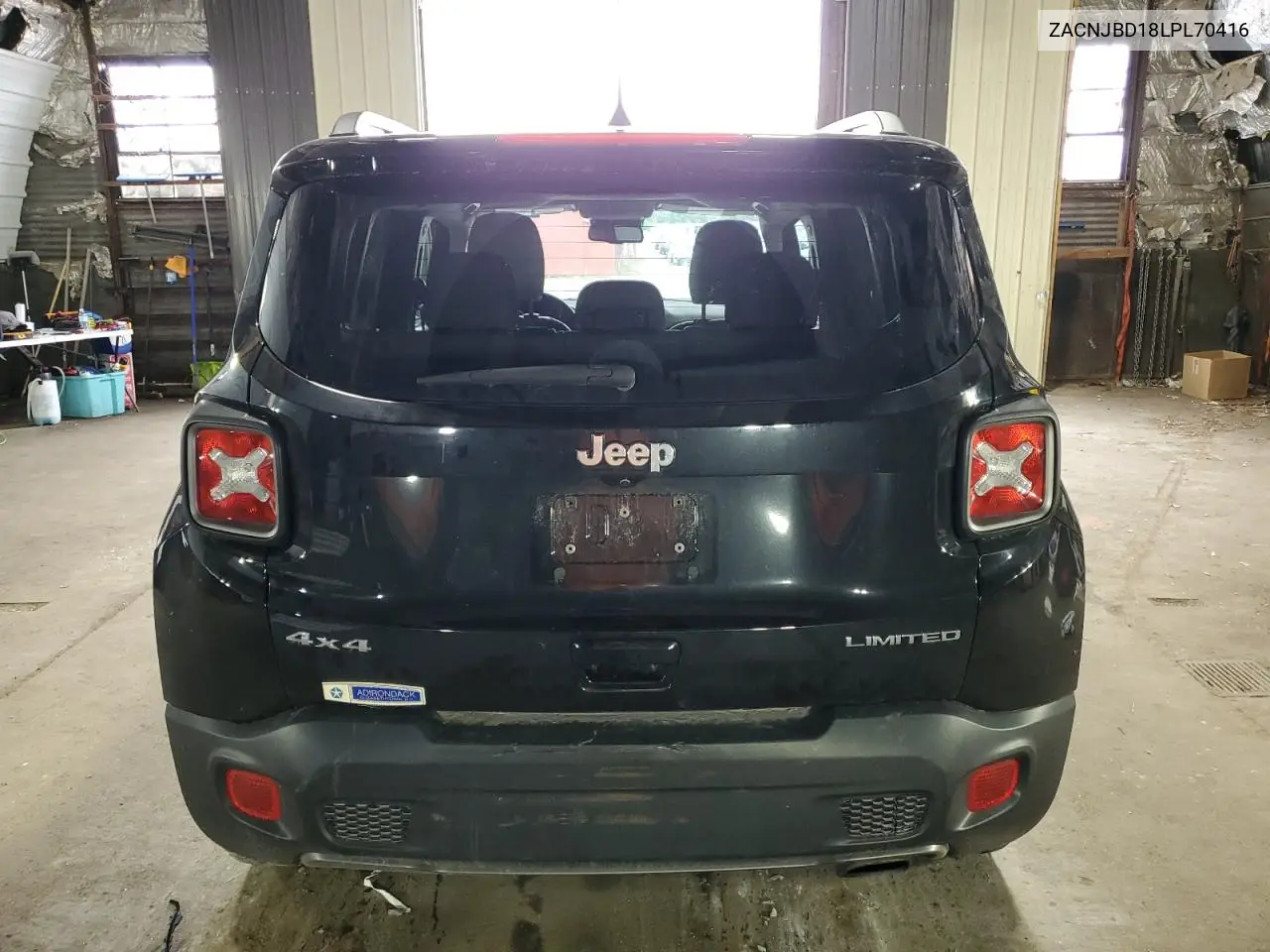 2020 Jeep Renegade Limited VIN: ZACNJBD18LPL70416 Lot: 61901485