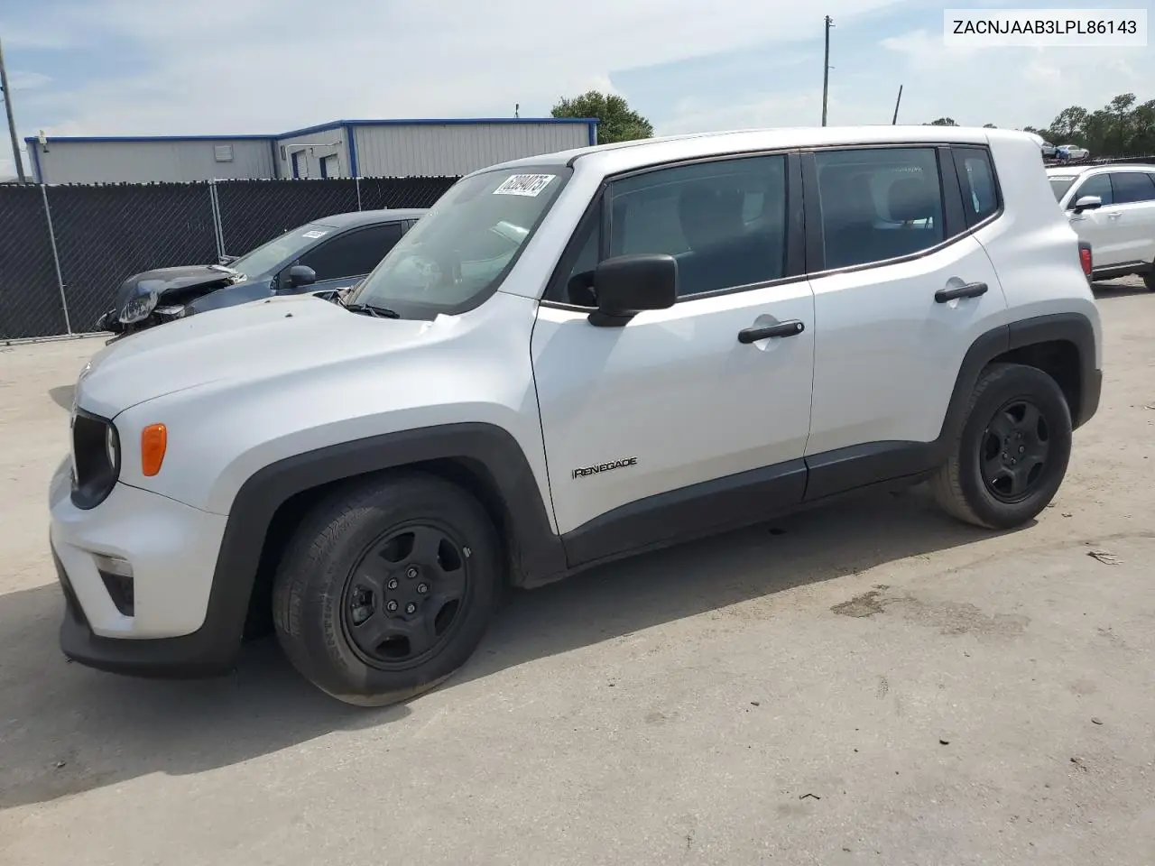 2020 Jeep Renegade Sport VIN: ZACNJAAB3LPL86143 Lot: 62094075