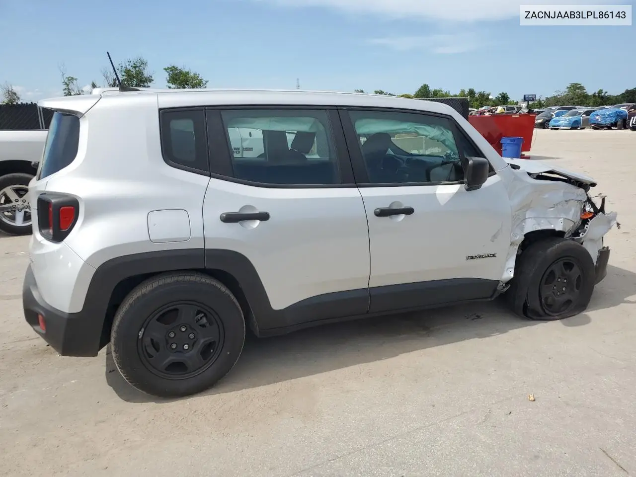 2020 Jeep Renegade Sport VIN: ZACNJAAB3LPL86143 Lot: 62094075
