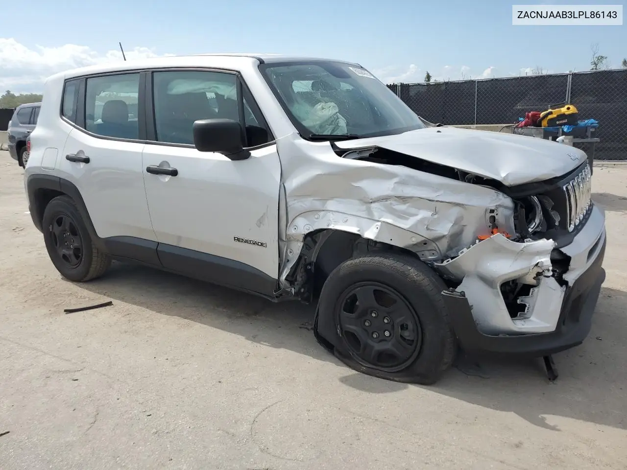 2020 Jeep Renegade Sport VIN: ZACNJAAB3LPL86143 Lot: 62094075