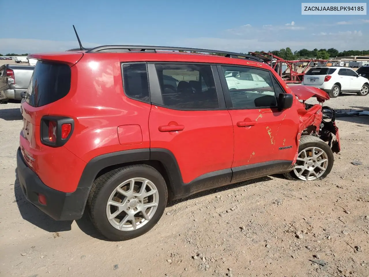 2020 Jeep Renegade Sport VIN: ZACNJAAB8LPK94185 Lot: 62604585