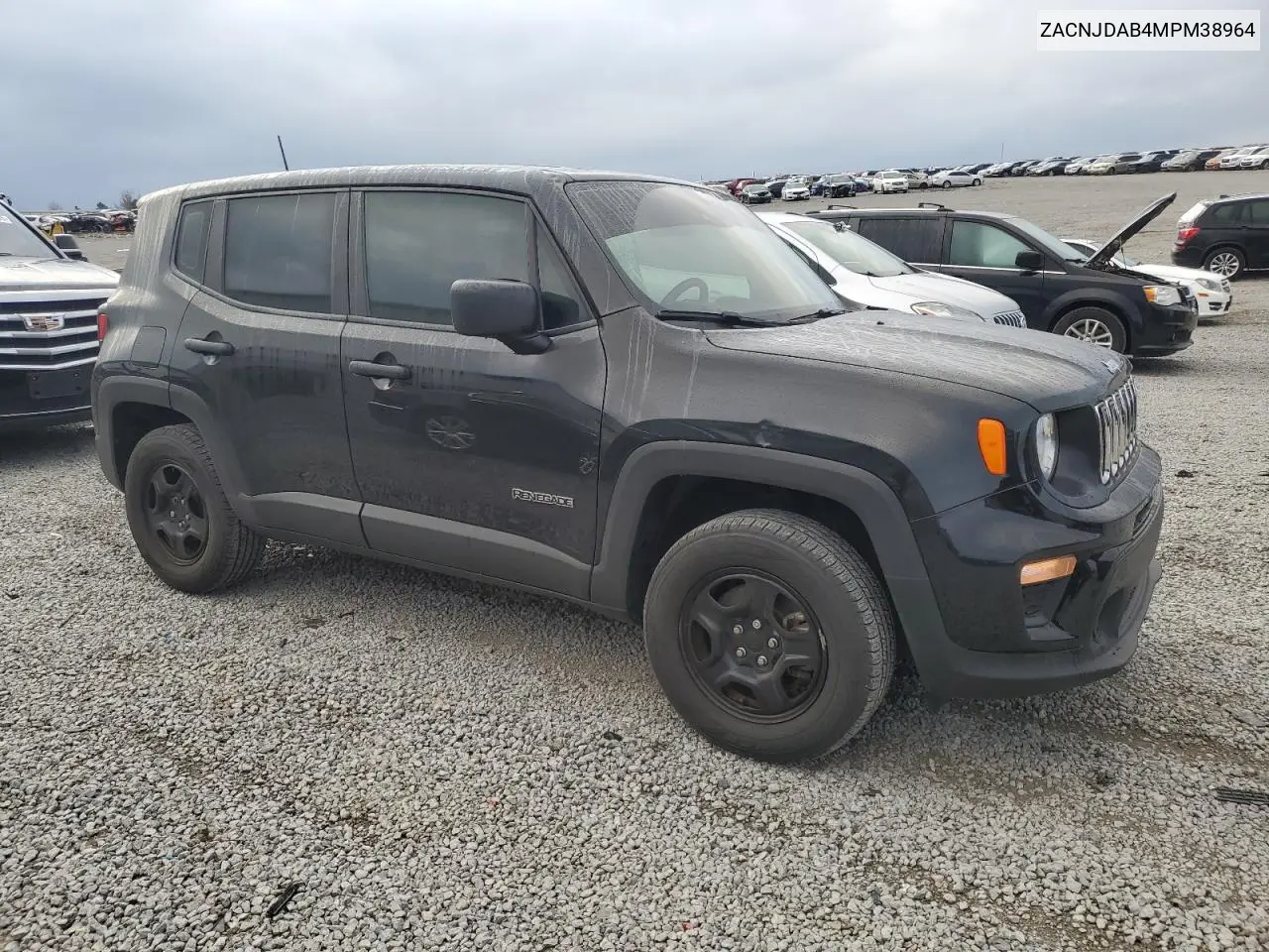 2021 Jeep Renegade Sport VIN: ZACNJDAB4MPM38964 Lot: 52051605