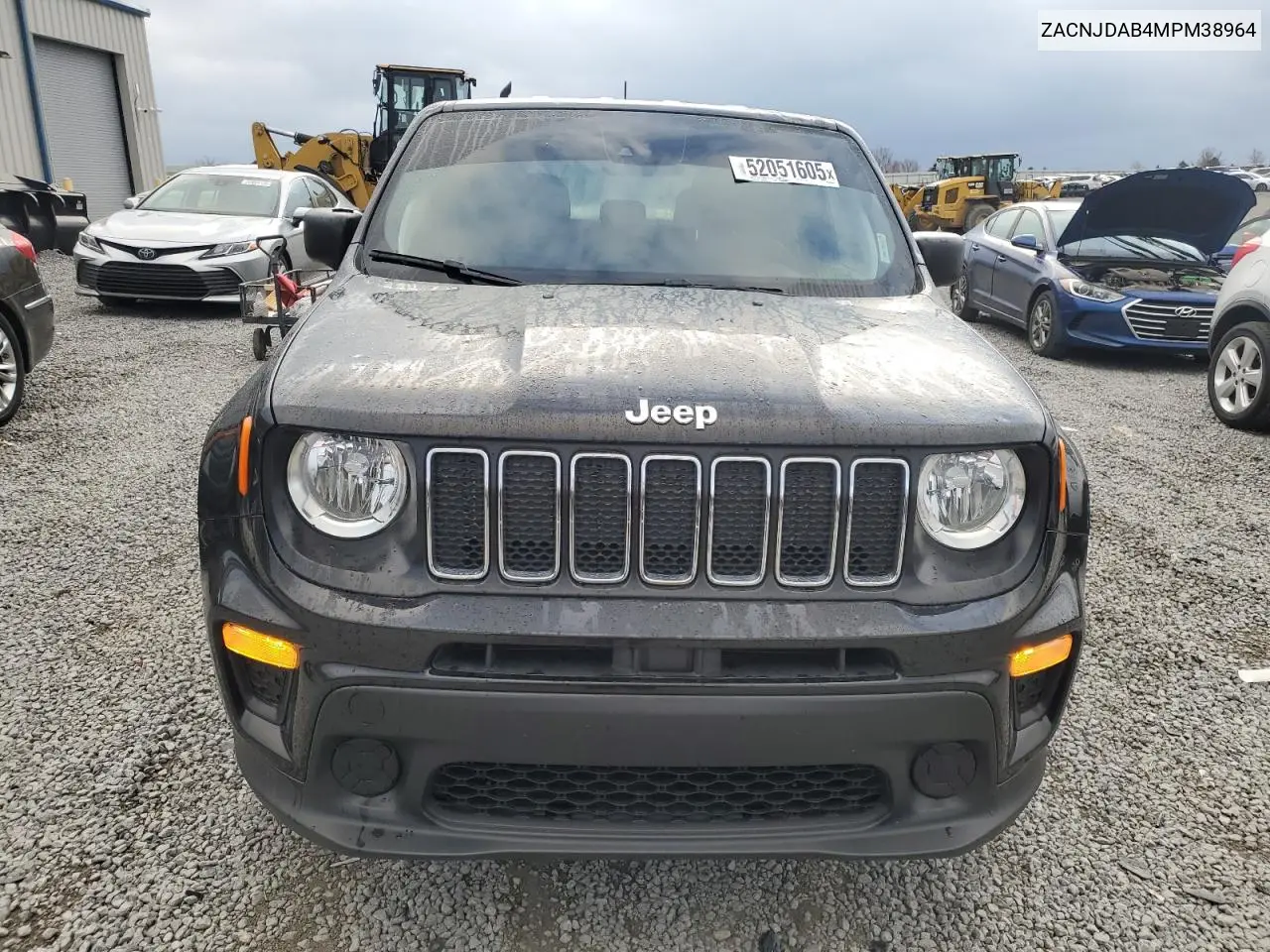 2021 Jeep Renegade Sport VIN: ZACNJDAB4MPM38964 Lot: 52051605