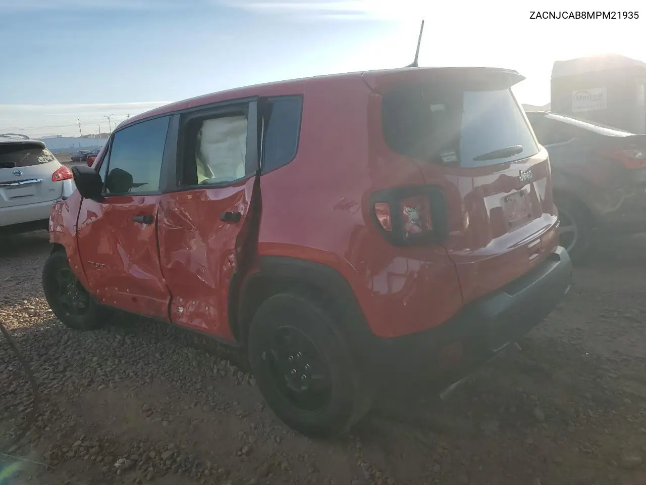 2021 Jeep Renegade Sport VIN: ZACNJCAB8MPM21935 Lot: 55402775