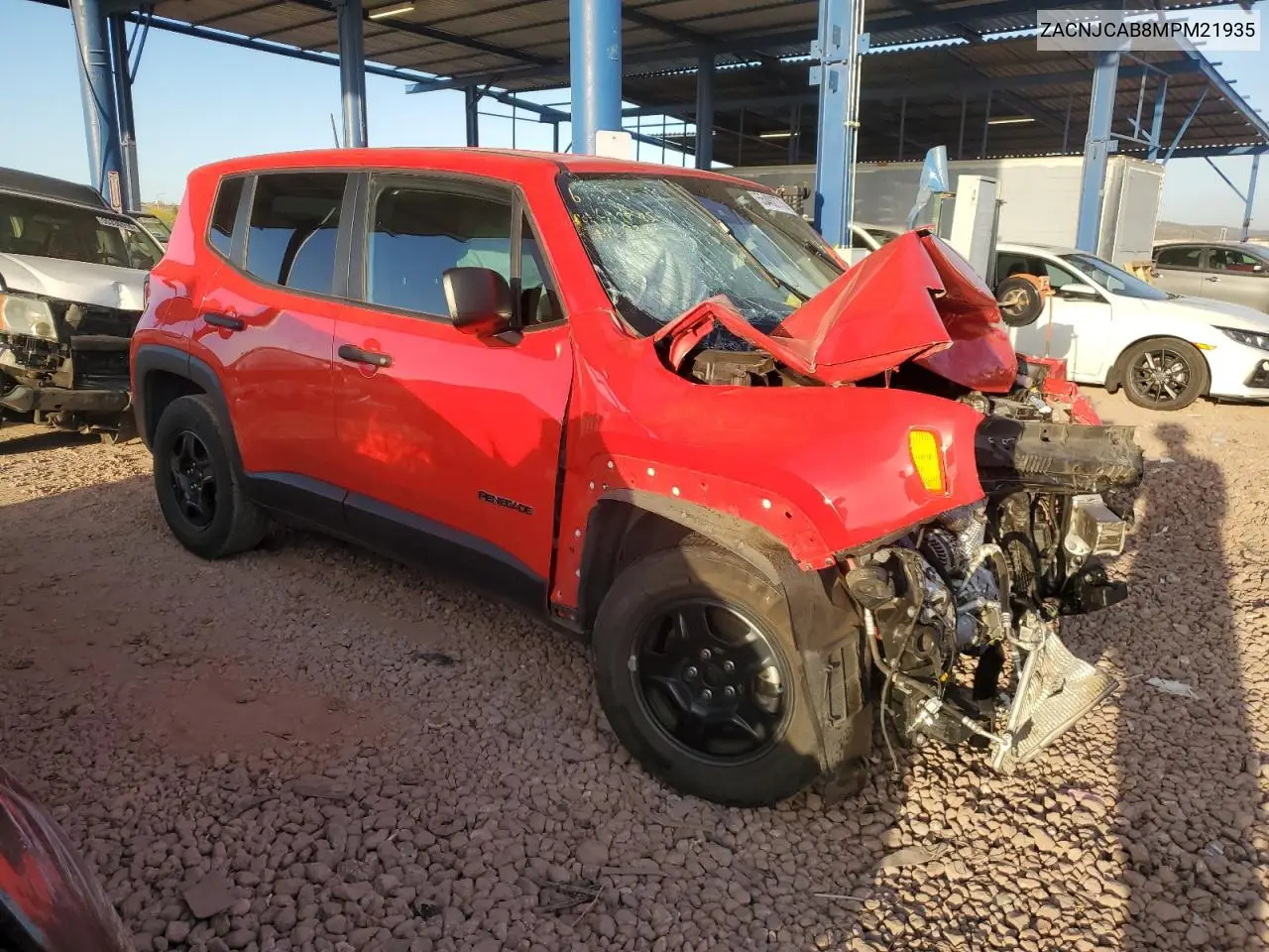 2021 Jeep Renegade Sport VIN: ZACNJCAB8MPM21935 Lot: 55402775