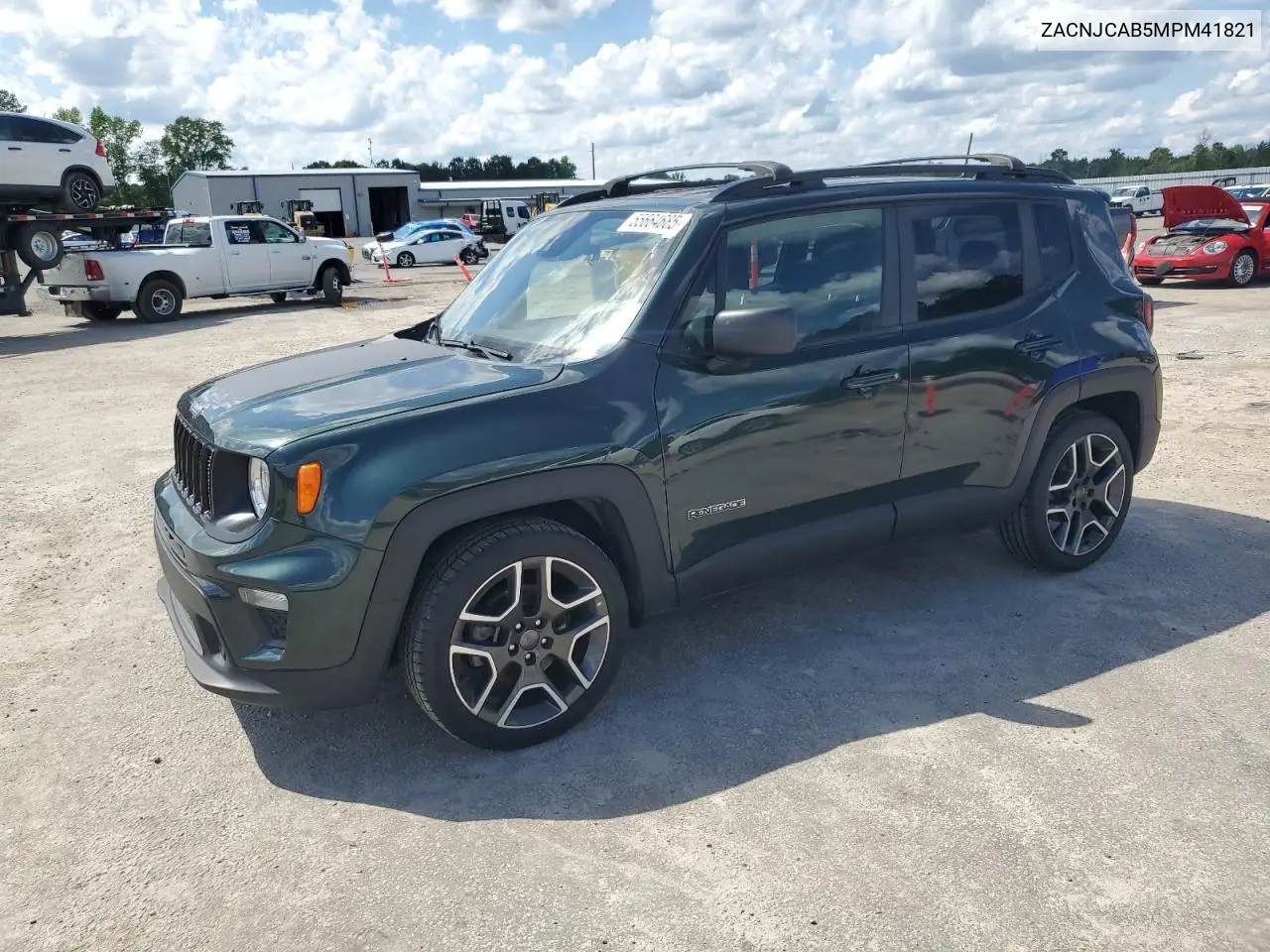 2021 Jeep Renegade Sport VIN: ZACNJCAB5MPM41821 Lot: 55664685