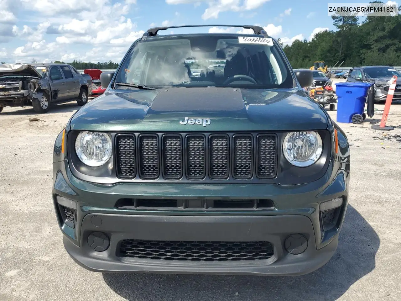 2021 Jeep Renegade Sport VIN: ZACNJCAB5MPM41821 Lot: 55664685