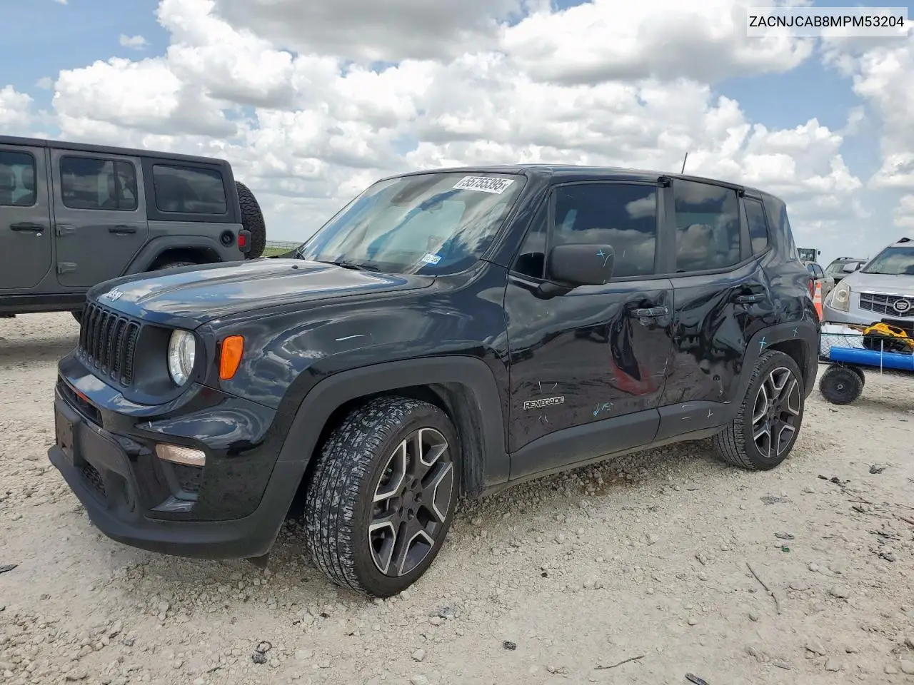 2021 Jeep Renegade Sport VIN: ZACNJCAB8MPM53204 Lot: 55755395