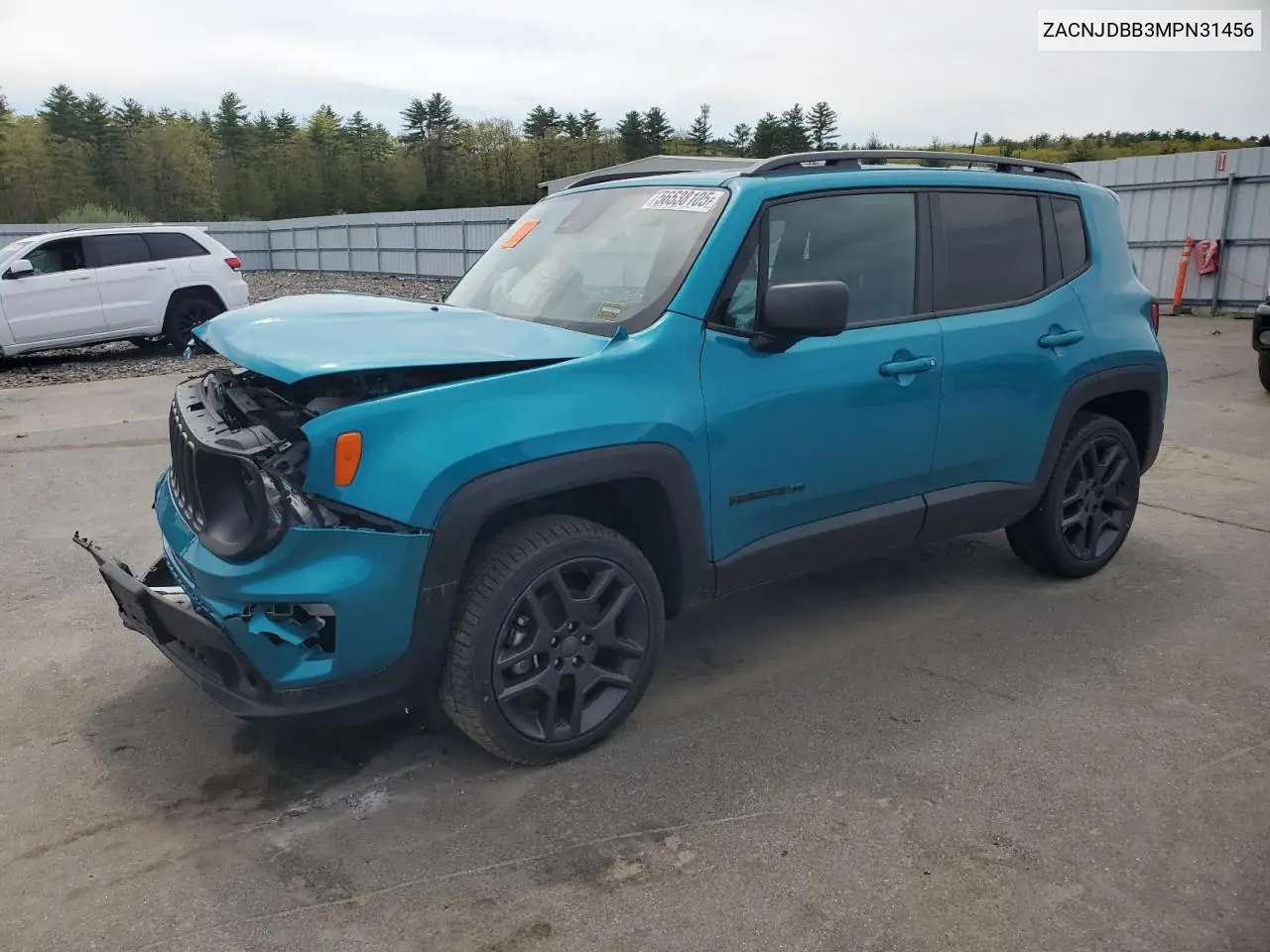 2021 Jeep Renegade Latitude VIN: ZACNJDBB3MPN31456 Lot: 56538105
