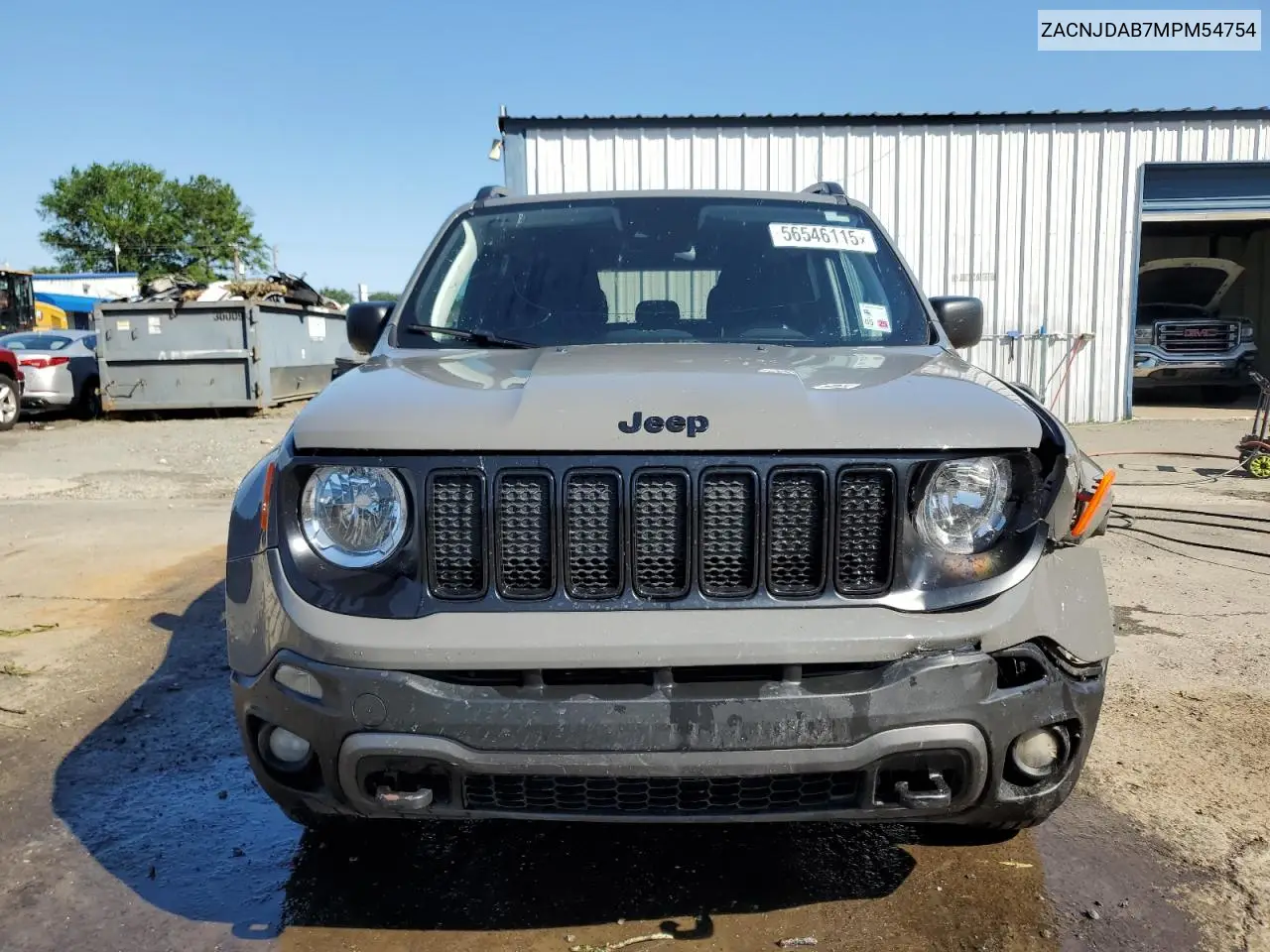 2021 Jeep Renegade Sport VIN: ZACNJDAB7MPM54754 Lot: 56546115