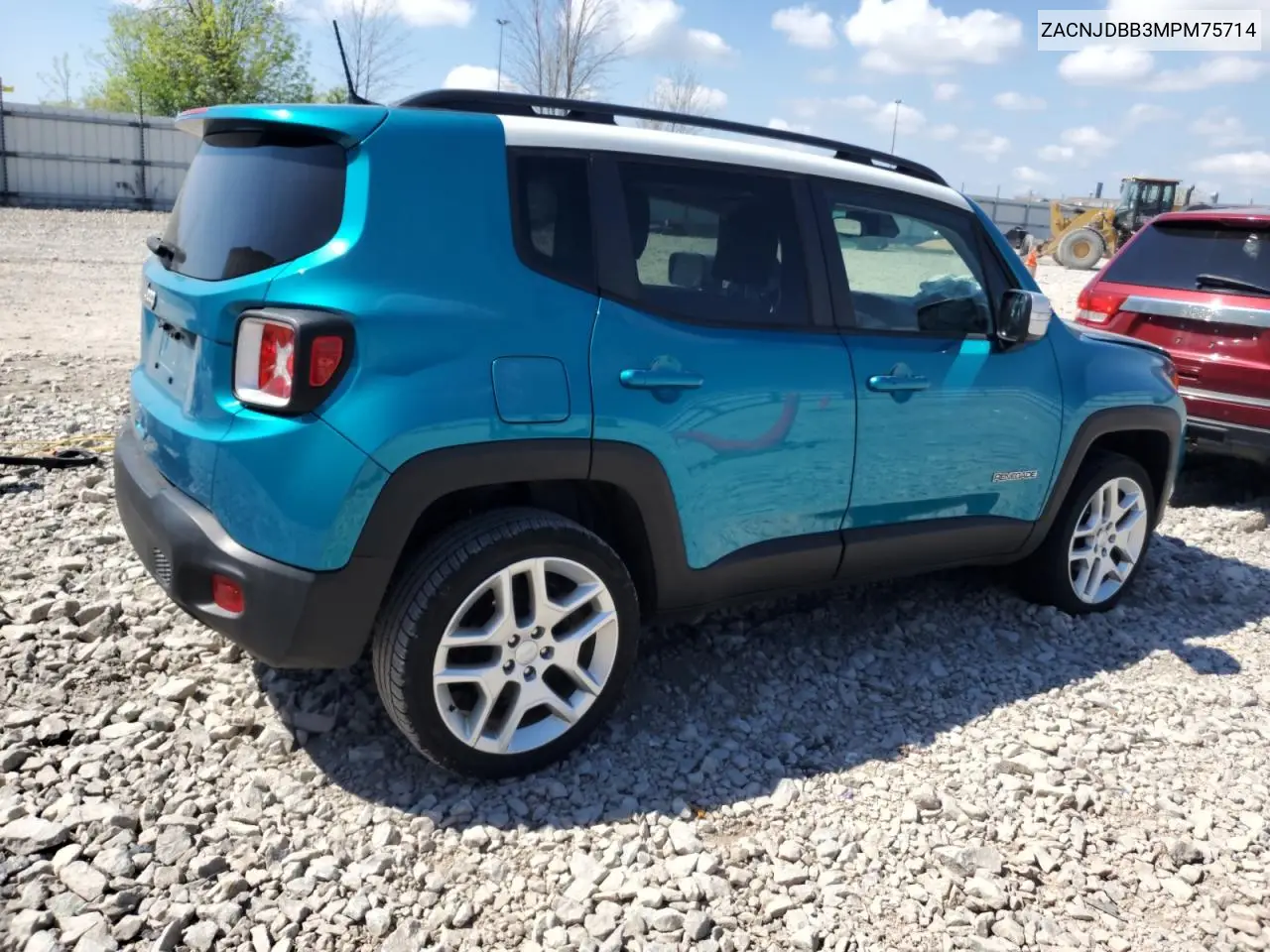2021 Jeep Renegade Latitude VIN: ZACNJDBB3MPM75714 Lot: 56912925